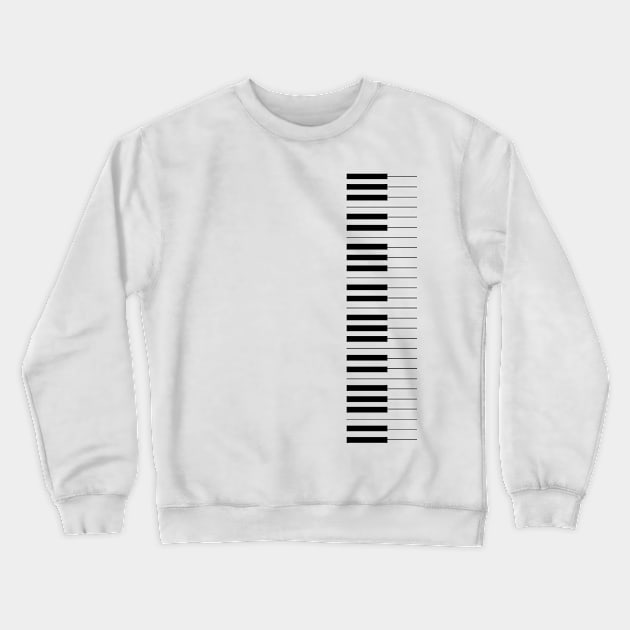 Piano Keys Crewneck Sweatshirt by Creative at home